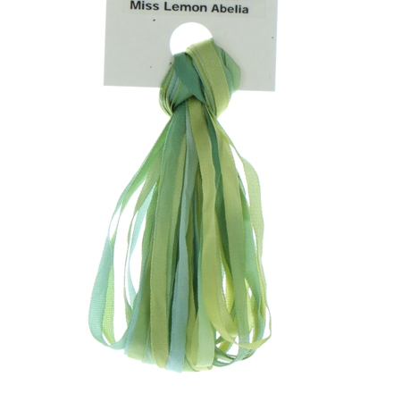 3.5mm Silk Ribbon - Miss Lemon Abelia