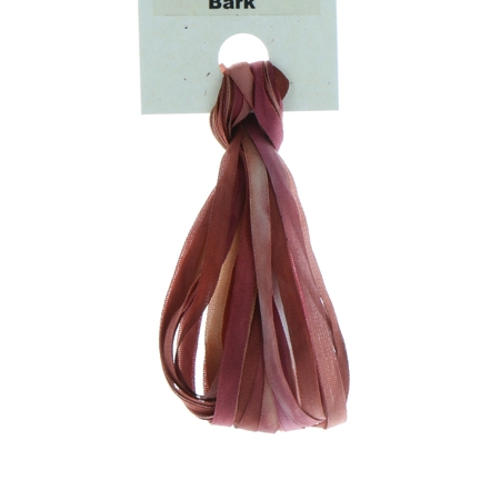 3.5mm Silk Ribbon -Bark