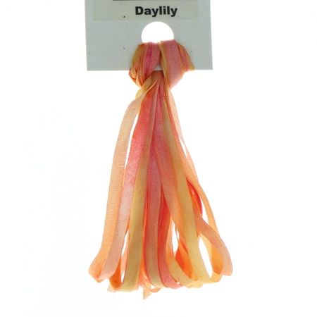 3.5mm Silk Ribbon - Daylily