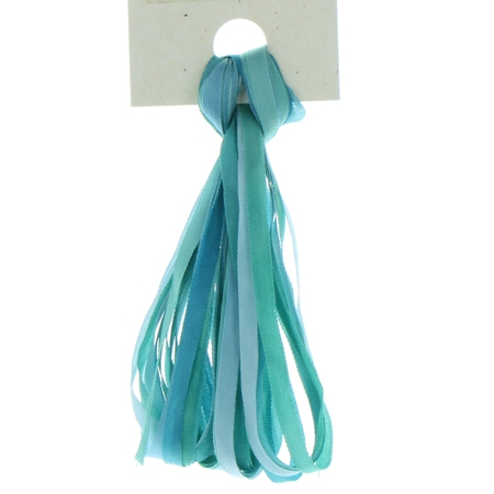 3.5mm Silk Ribbon - Ocean