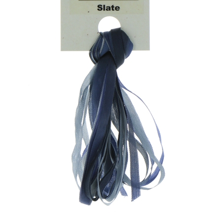 3.5mm Silk Ribbon - Slate