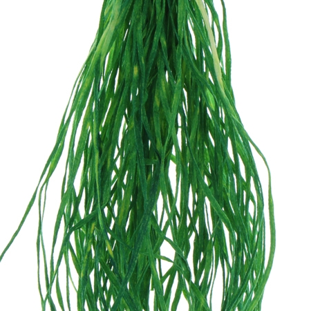 Straw Silk Fiber - Christmas Green