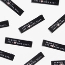 "Sewing Is The F*king Best" Woven Labels, 8pk