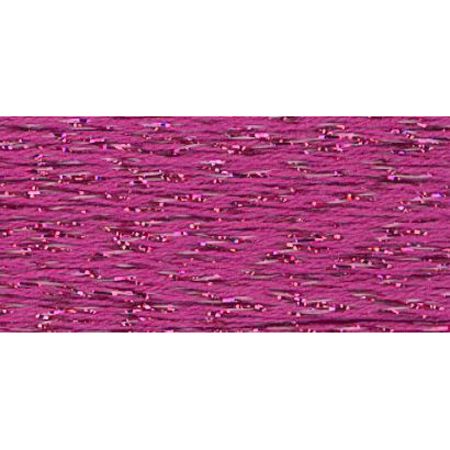 Silk Lame Braid - Dark Pink