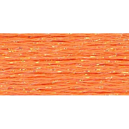 Silk Lame Braid - Orange Pop