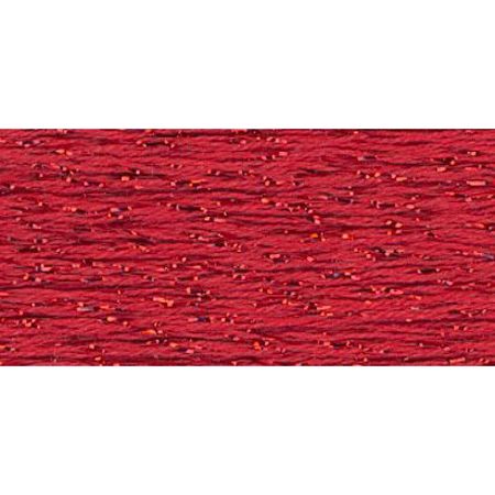 [SL_53] Silk Lame Braid - Crimson