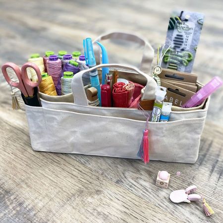 [NOT_45-026-N] Cohana, Waxed Canvas Tool Tote (COHANA NATURAL)
