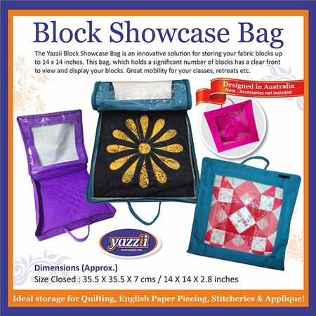 [CA370R] Block Showcase Bag (RED)