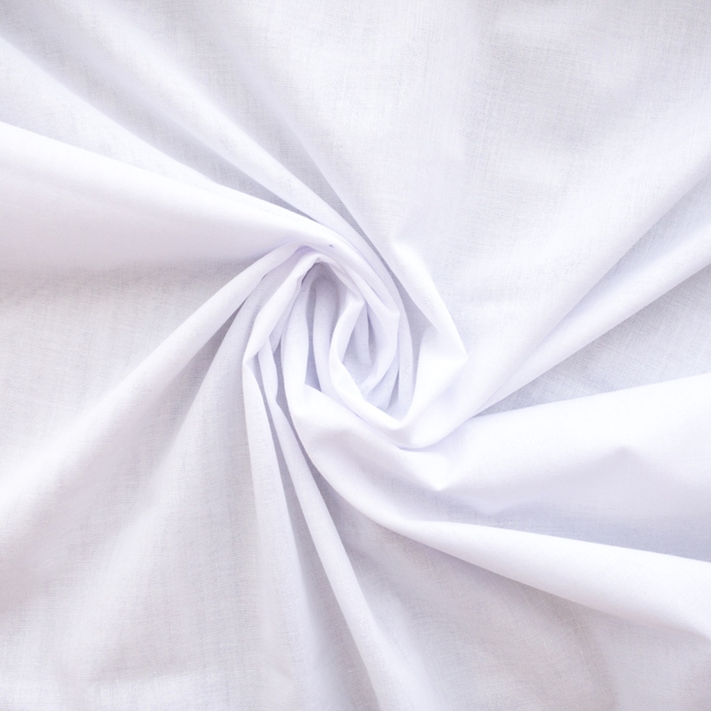 Presto Sheer, White, 1/2 yd