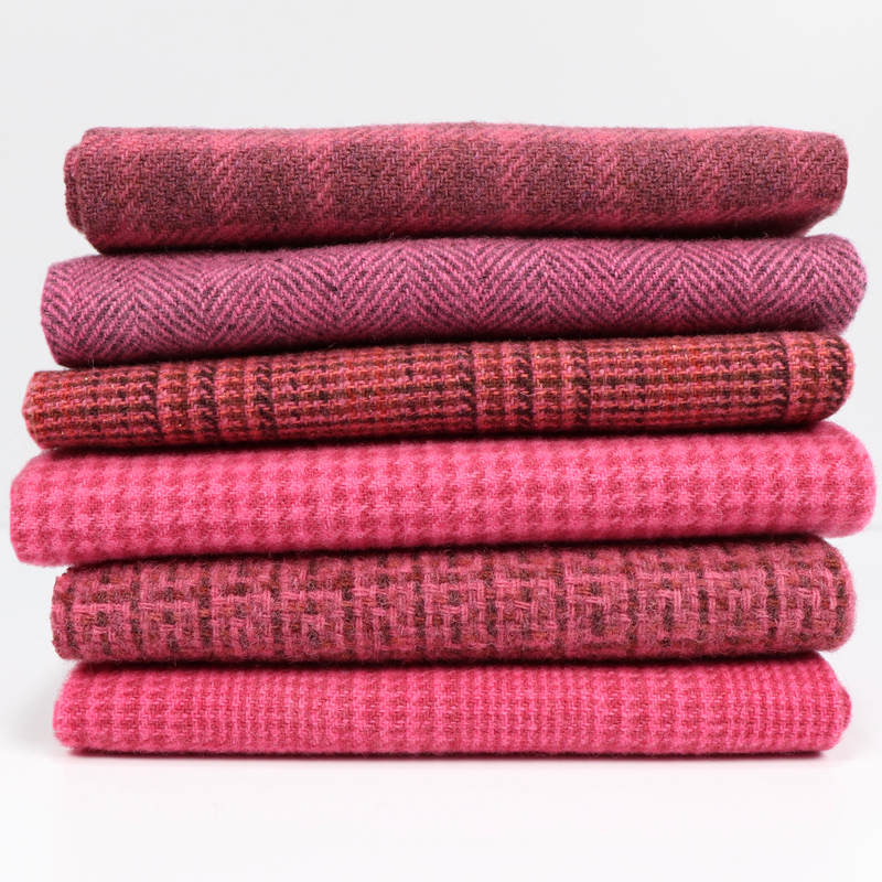 [TWB_855] Textural Wool Bundle - Cherry Blossom (Fat 1/16)