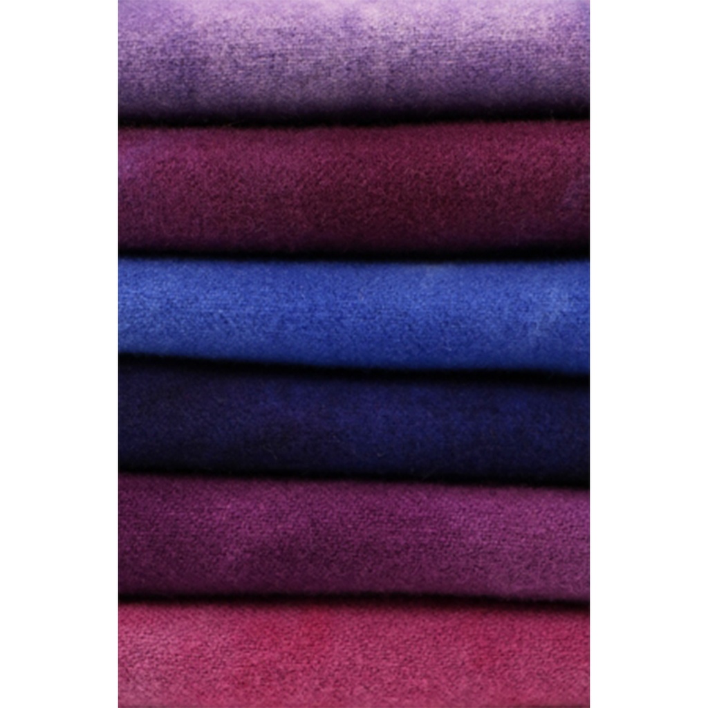 Double Dyed Wool Bundle - Purple Pansy