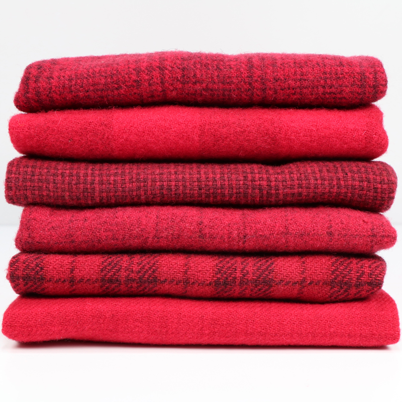 [TWB_862] Textural Wool Bundle - Candy Apple (Fat 1/16)