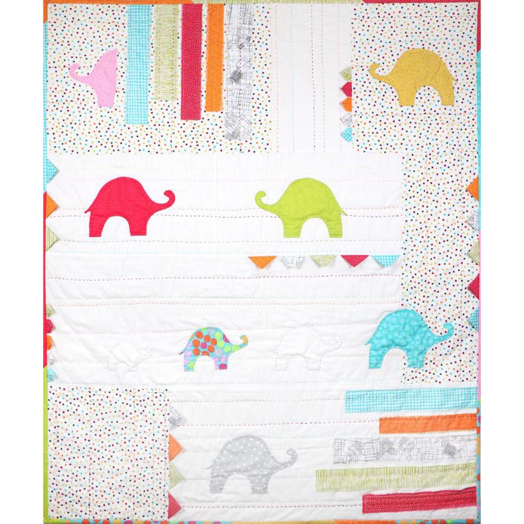 [KTWE_4981-1] What Colour is an Elephant Quilt - Jen Kingwell (Kit)
