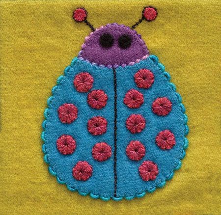 [SSPWK-LAD-1] Ladybug, Pre-Cut, Colorway 1 (Kit & Free Pattern)