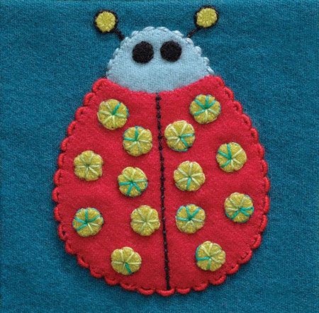 [SSPWK-LAD-2] Ladybug, Pre-Cut, Colorway 2 (Kit & Free Pattern)