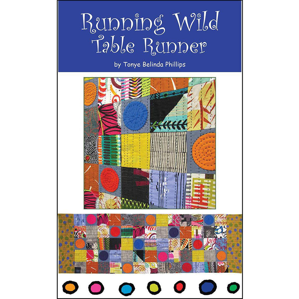 ​​​Running Wild Table Runner Pattern, Tonye Phillips