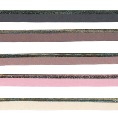 3/8" Modern Neutral Gold Stripe Ribbon Pack