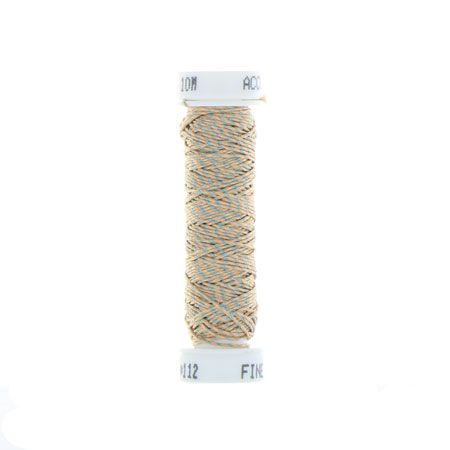 Silk Striped Gimp - Tan/Blue