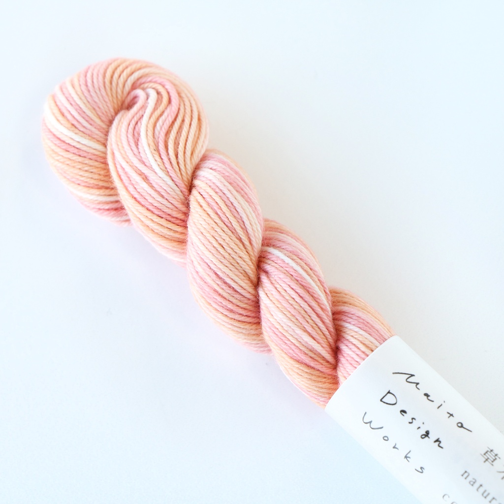 Pink/Orange - Gradation, Plant Dyed Sashiko Thread