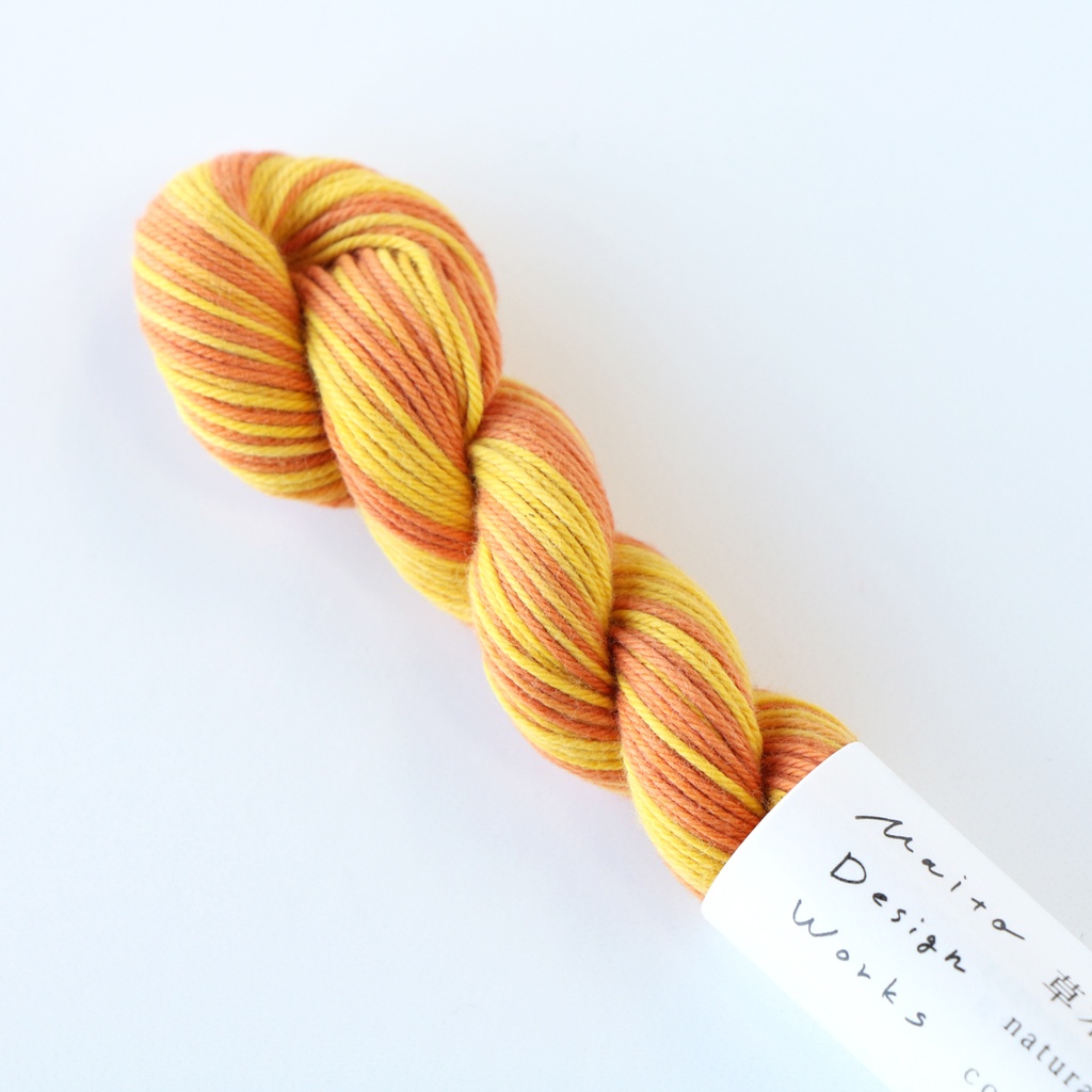 Orange/Yellow - Gradation, Plant Dyed Sashiko Thread