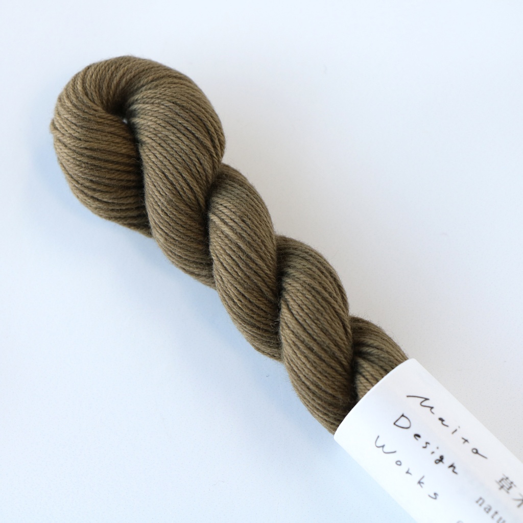 Khaki - Solid, Plant Dyed Sashiko Thread