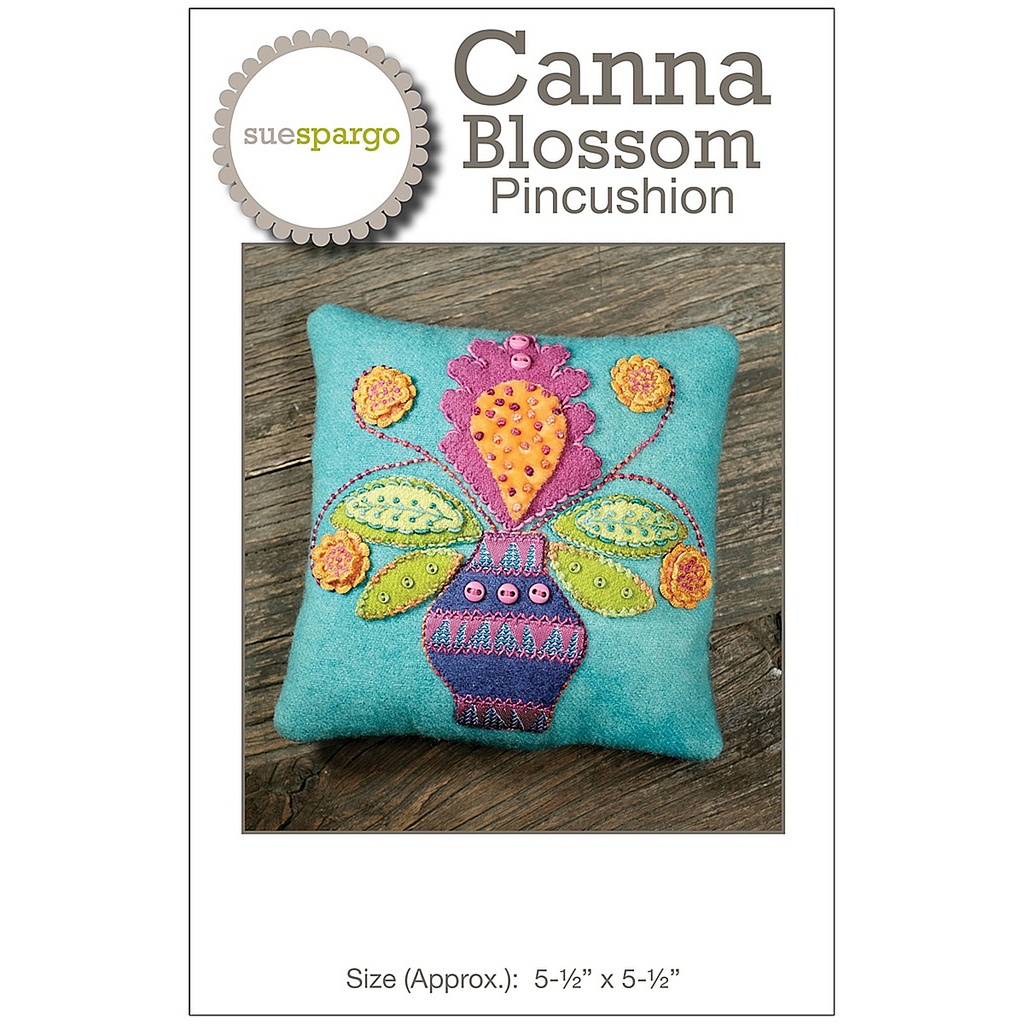 Canna Blossom Pincushion Pattern