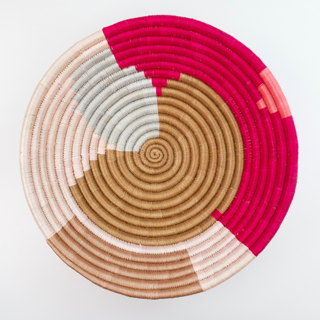 Mauve Form Plateau Basket