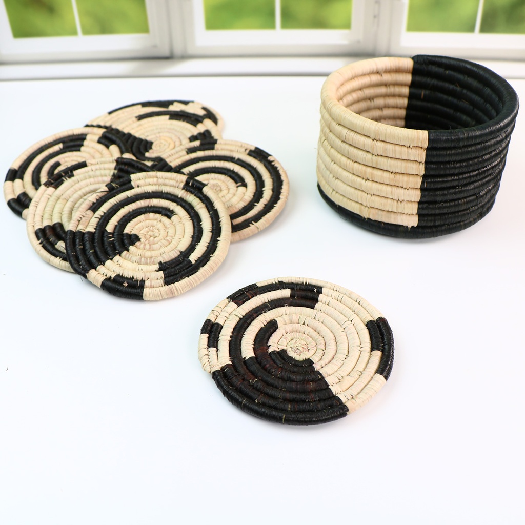 ​​​​Split Mini Basket Set of 8 Coasters
