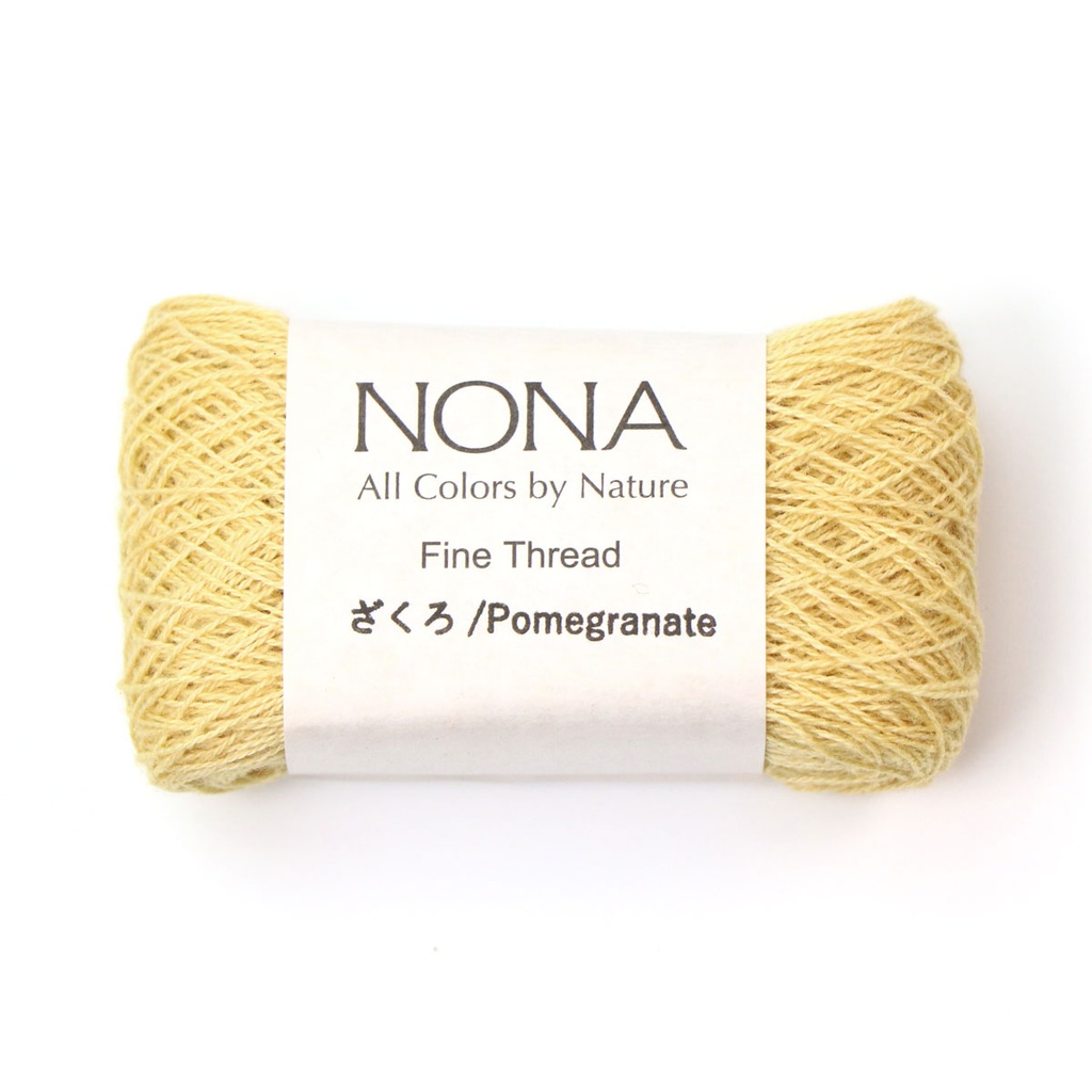 Yellow 3, Fine Thread, Natural Dyed