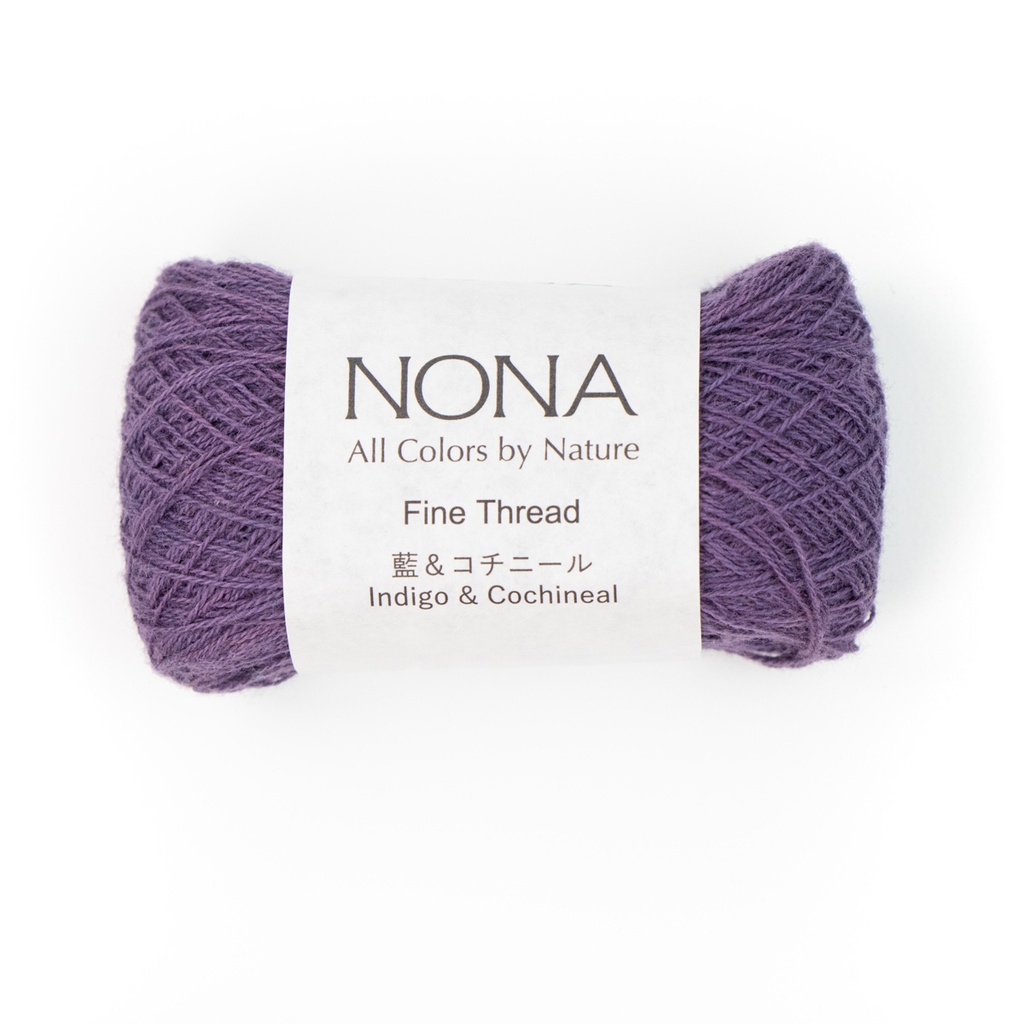 Purple 5, Fine Thread, Natural Dyed