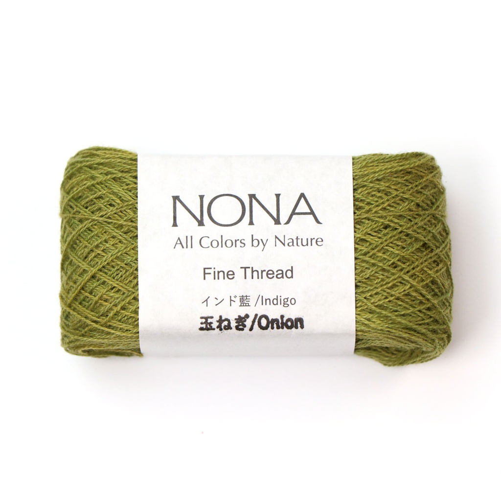 Green 5, Fine Thread, Natural Dyed
