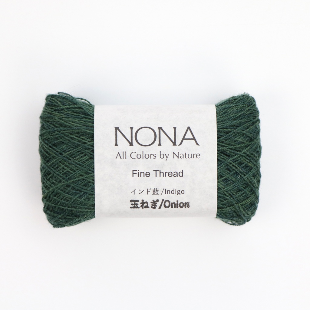 Green 6, Fine Thread, Natural Dyed