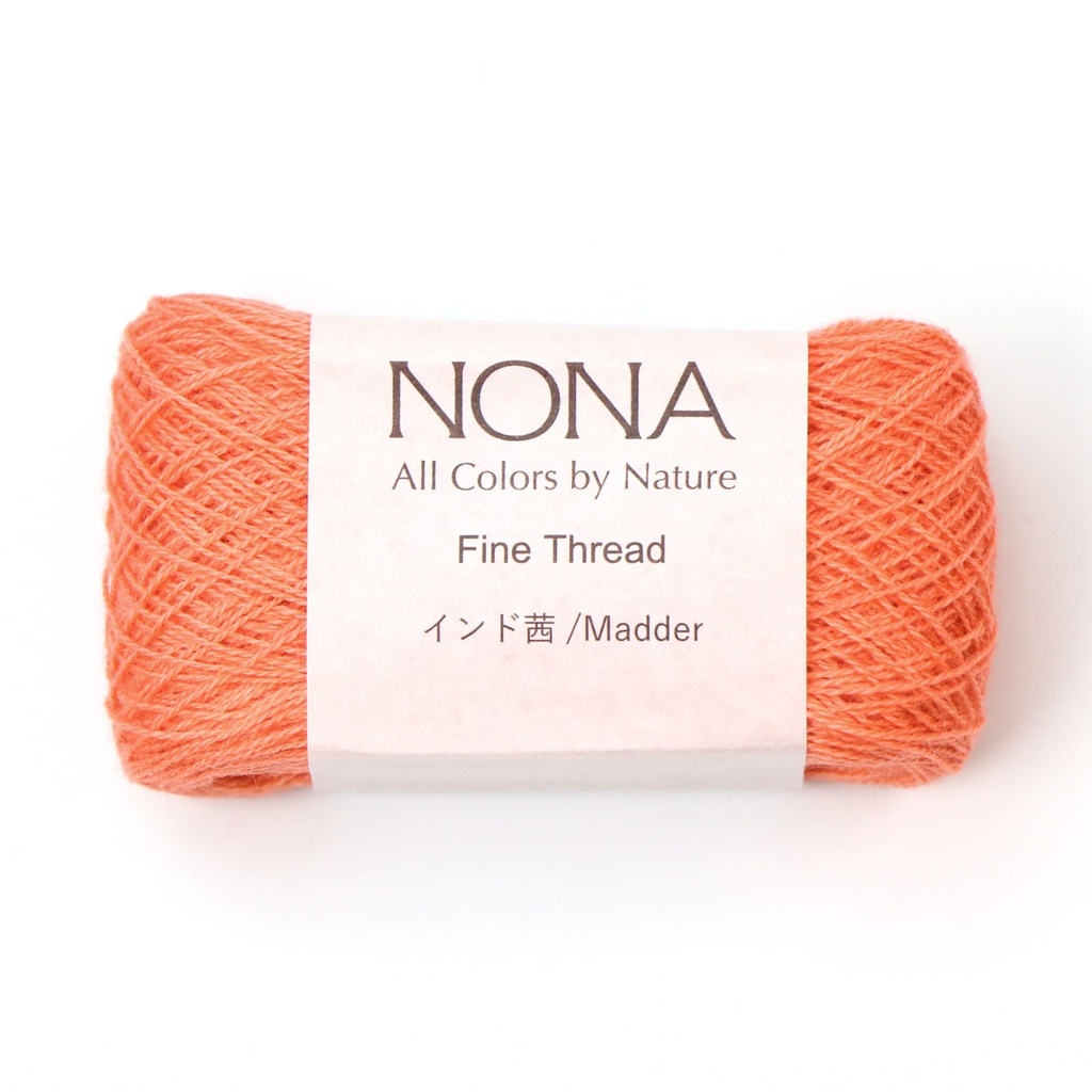 Red 3, Fine Thread, Natural Dyed