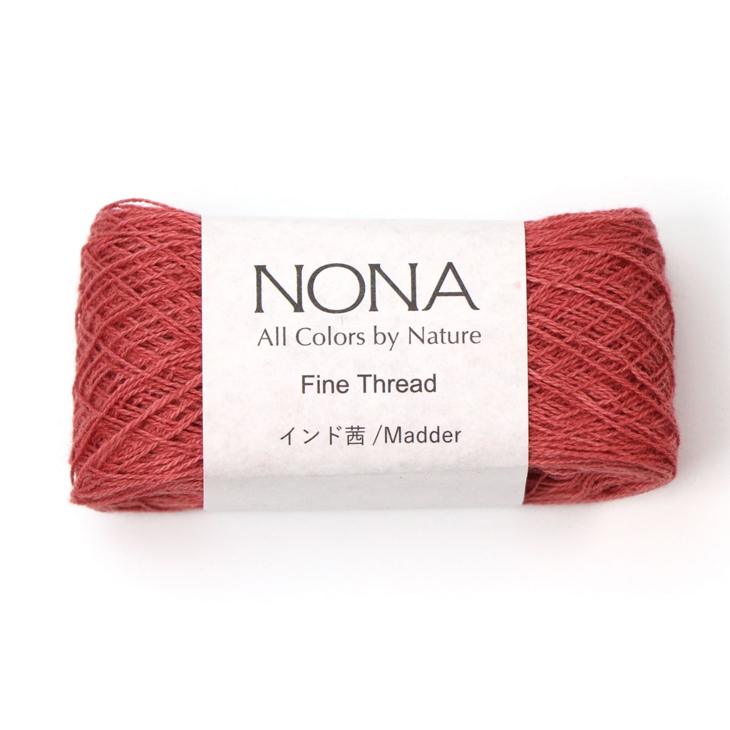 Red 5, Fine Thread, Natural Dyed
