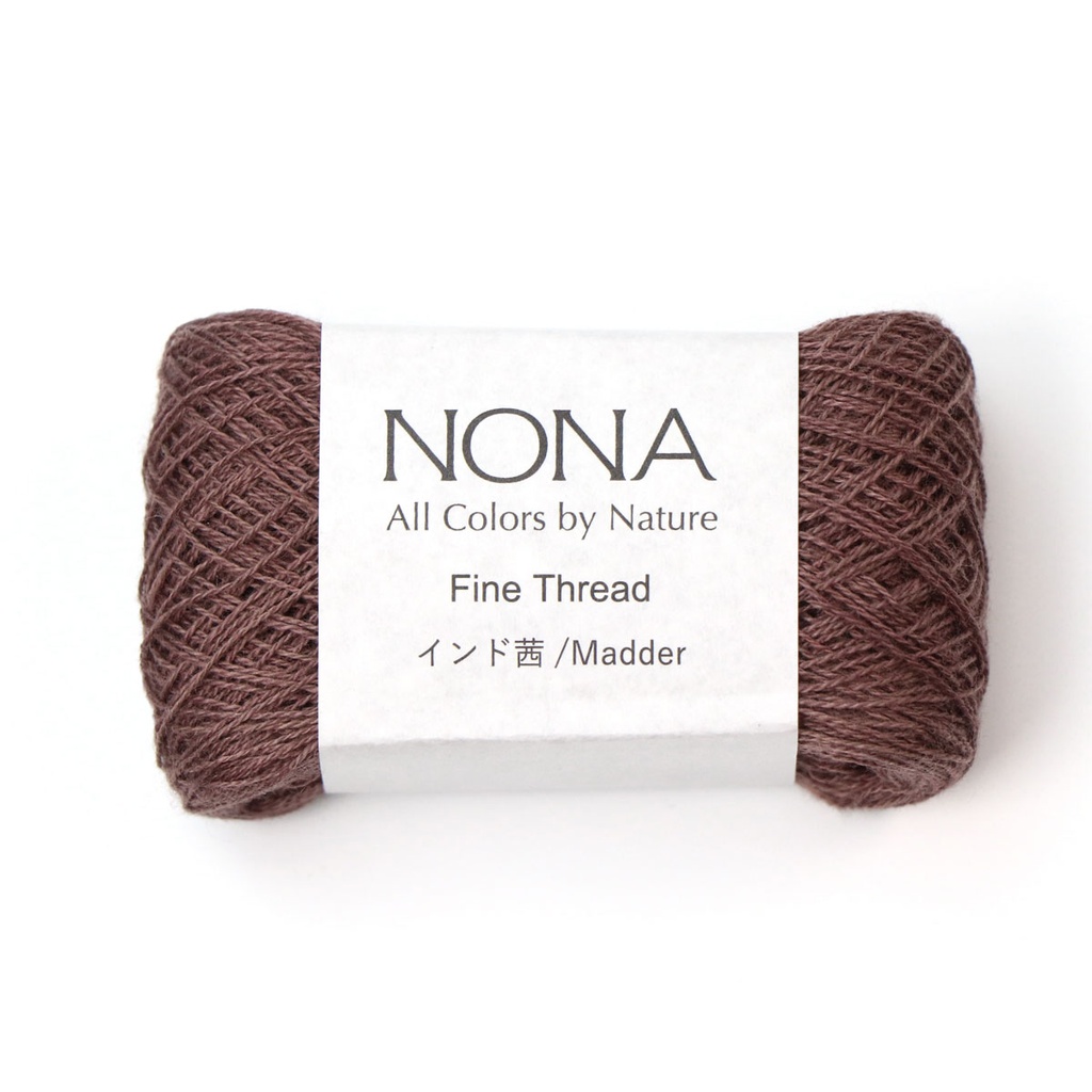 Red 6, Fine Thread, Natural Dyed