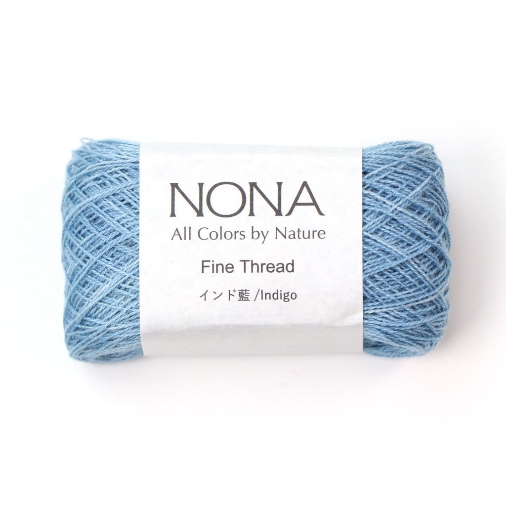 Blue 3, Fine Thread, Natural Dyed