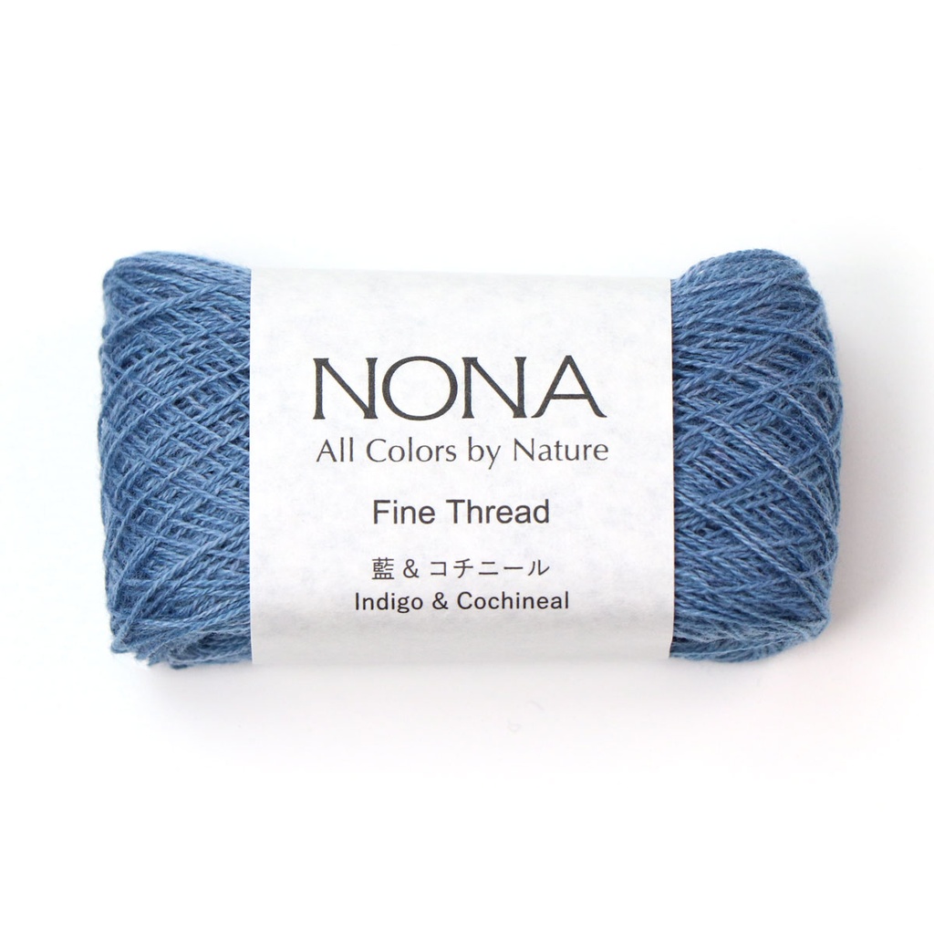 Blue 4, Fine Thread, Natural Dyed