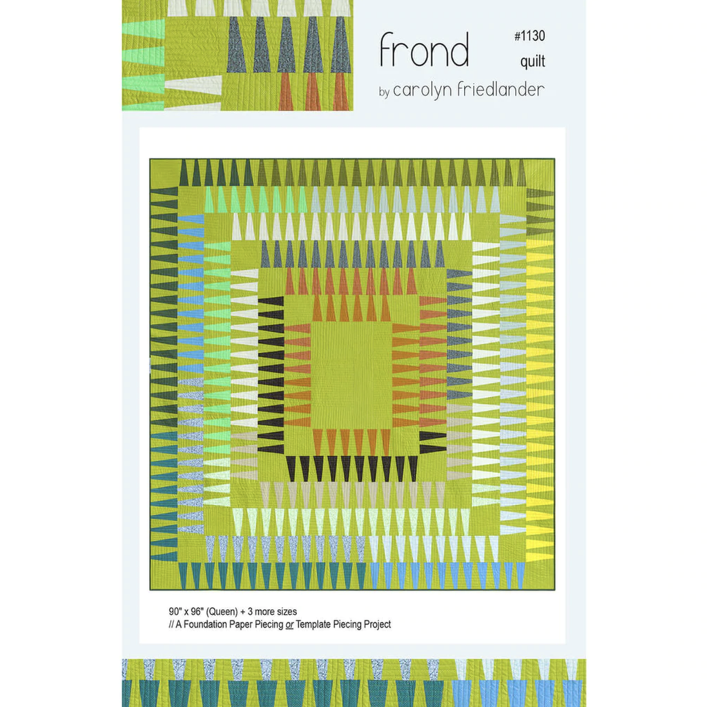 Frond Quilt Pattern, Carolyn Friedlander
