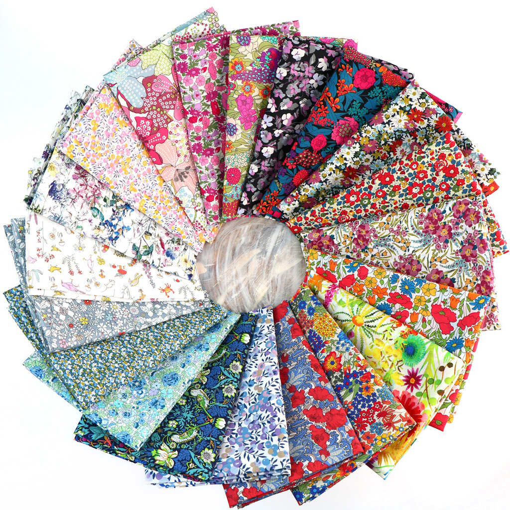 Swirling Petals Liberty Fabric Bundle