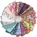 [FBPK_542-1] Swirling Petals Liberty Fabric Bundle (Fat 1/8)