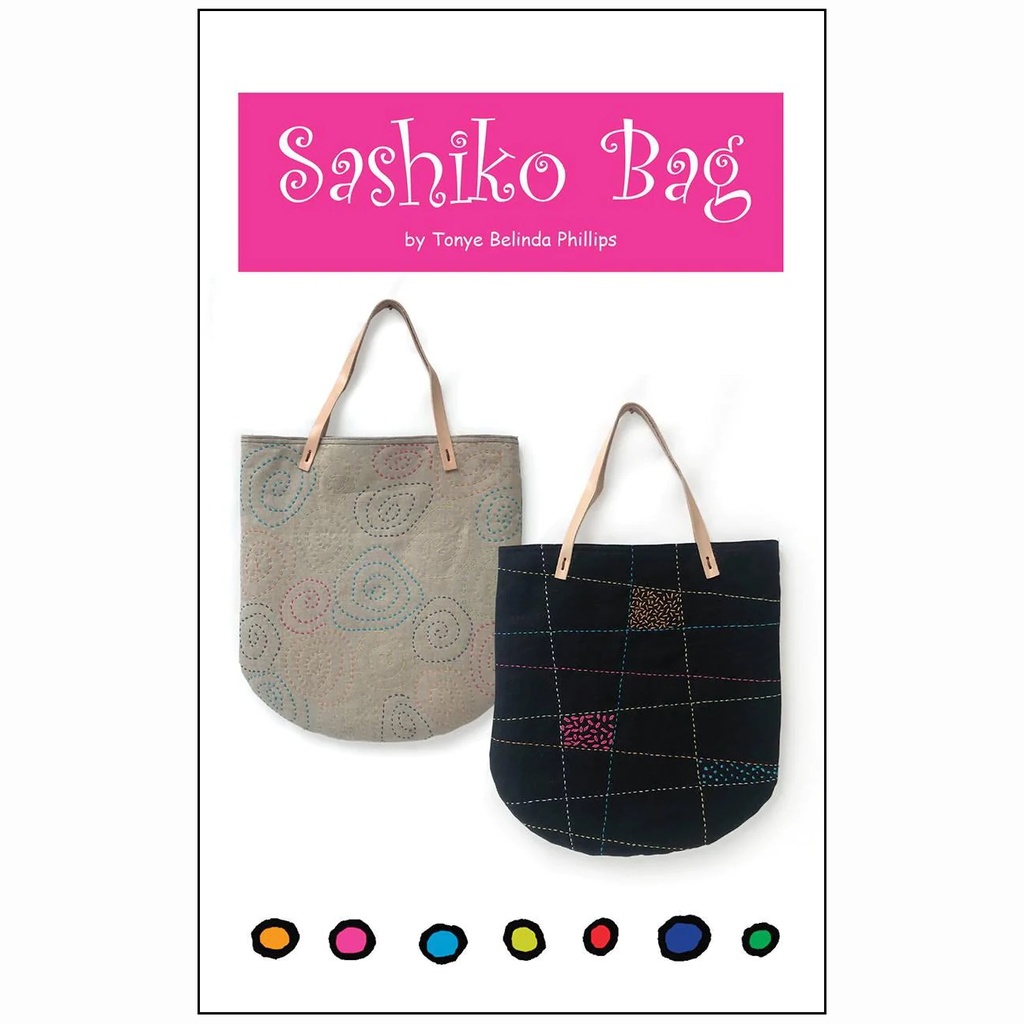 Sashiko Bag Pattern, Tonye Phillips