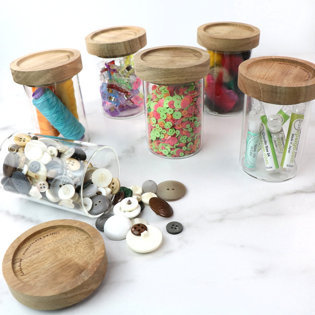Mini Storage Jars, Set of 6