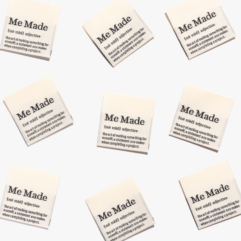 "Me Made Definition" Woven Labels, 10pk