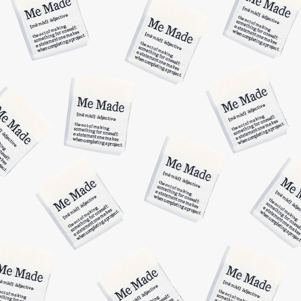 [KMWL-L-01-030] "Me Made Definition" Woven Labels, 6pk