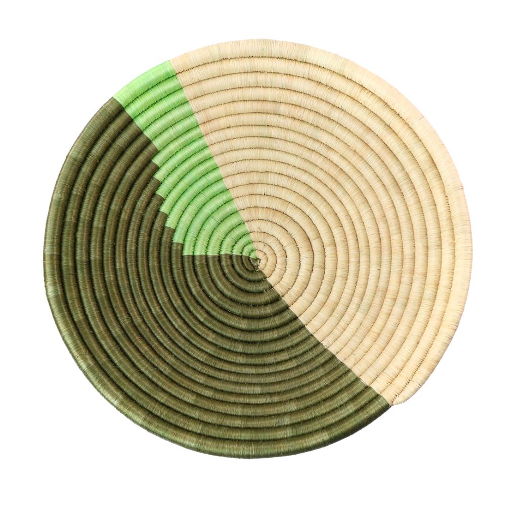 Green Form Plateau Basket