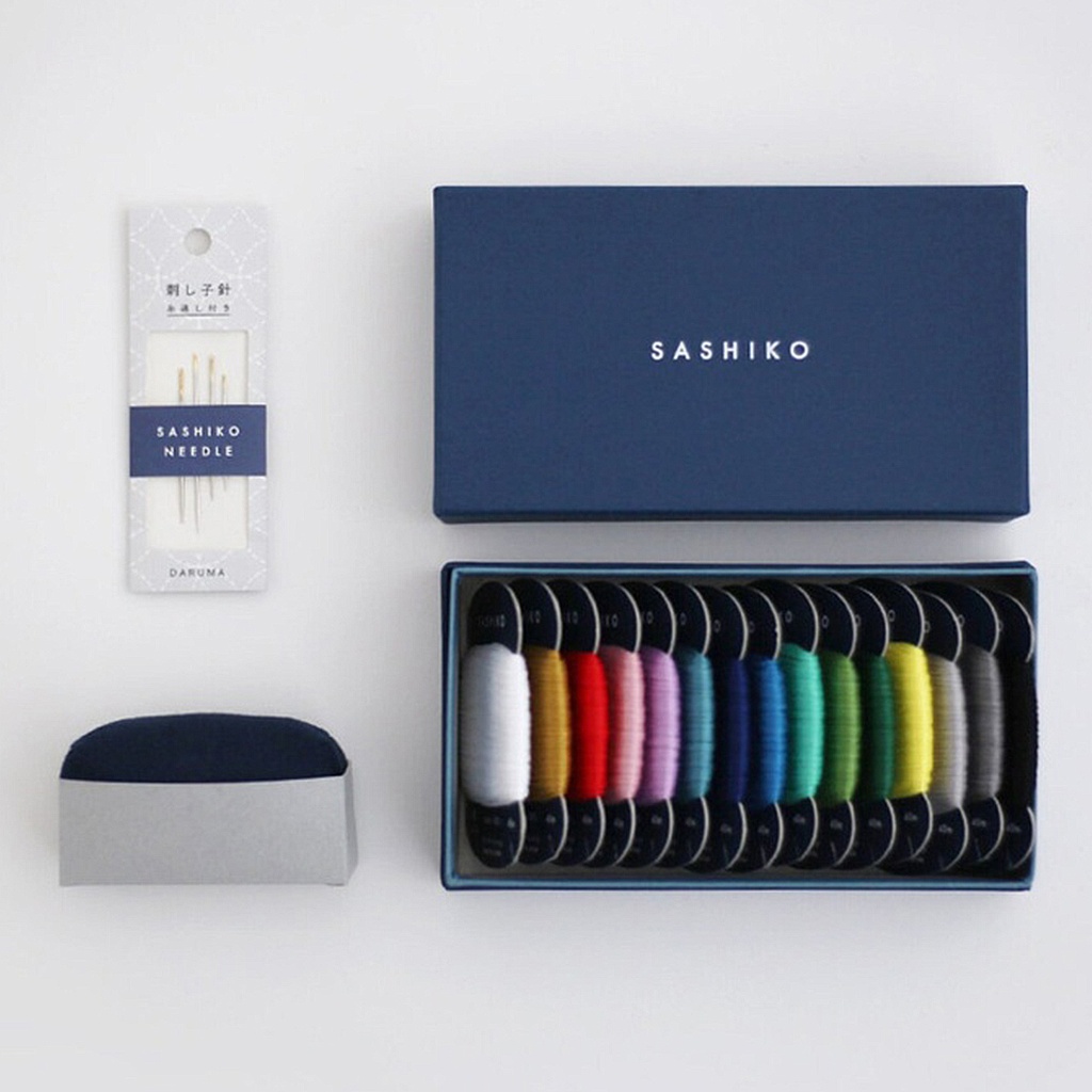 Daruma, Sashiko Thin, 20/4, 15 Color, Boxed Collection