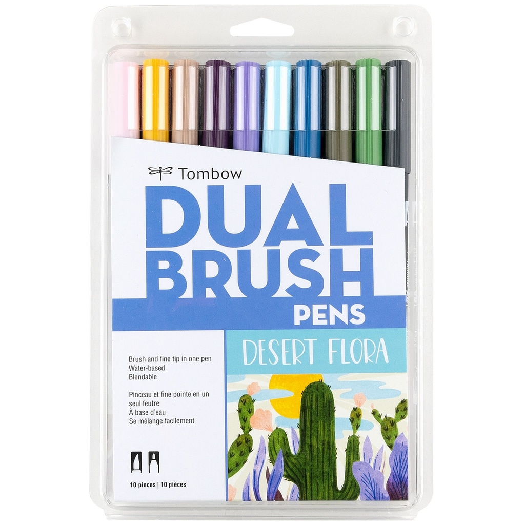 ​​Desert Flora, 10pk Dual Brush Pen Art Markers