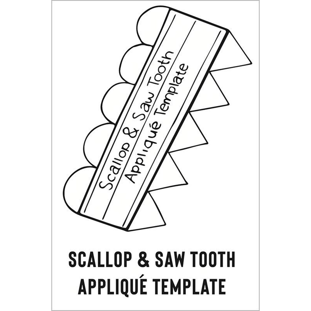 JKD Scallop & Saw Tooth Template