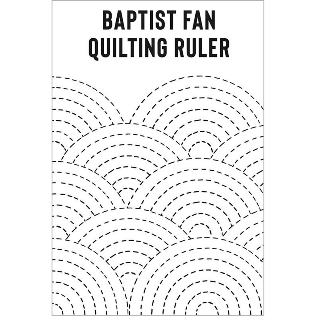 [JKD_8960] JKD Baptist Fan Quilting Ruler