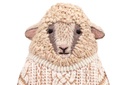 Sheep, Embroidery Doll Kit